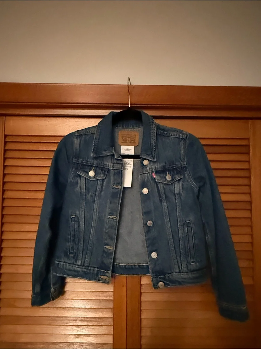 Levi's Boys Blue Denim Jean Jacket - Picture 3 of 4
